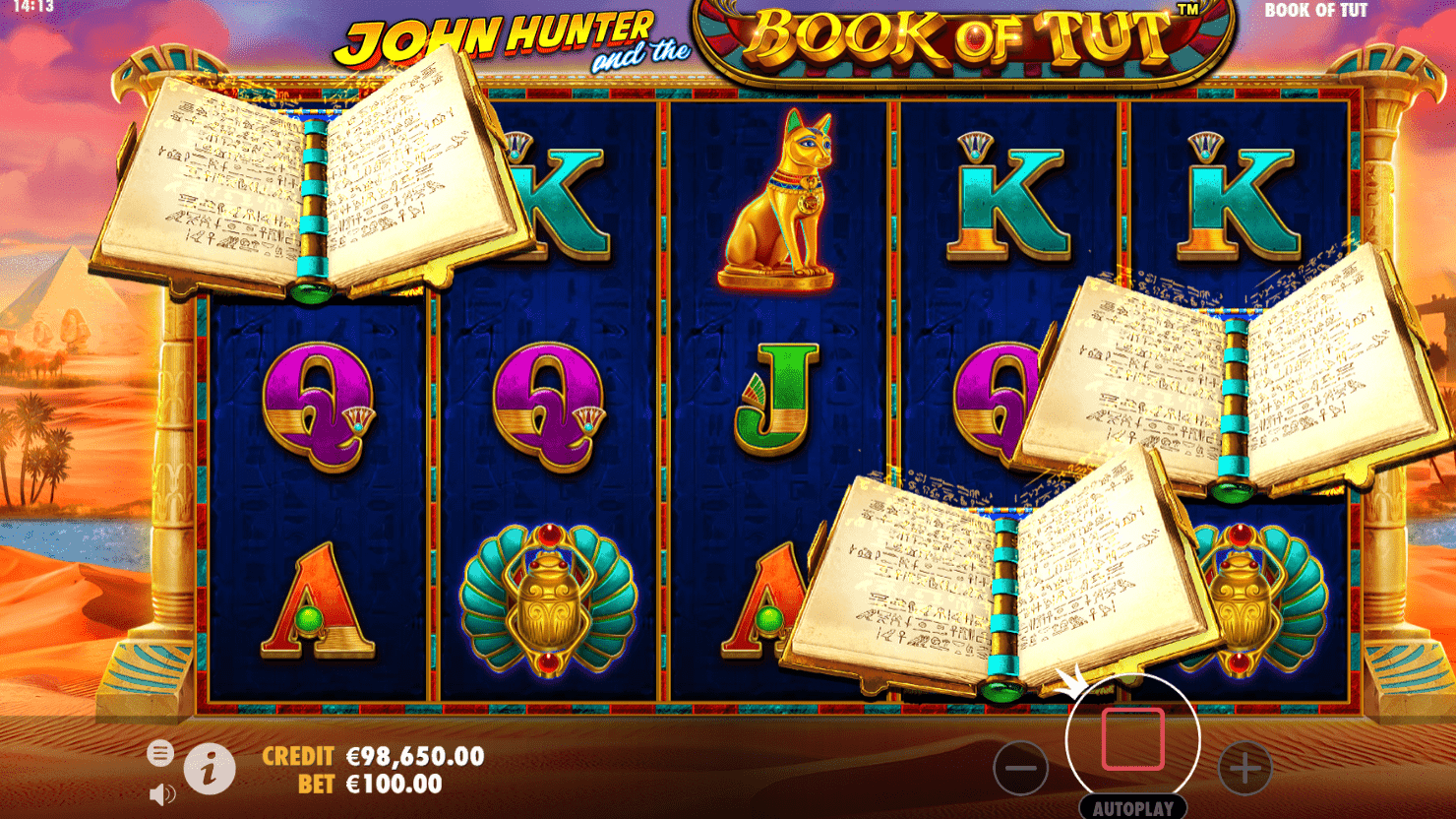 John Hunter & the Book of Tut Video Slot