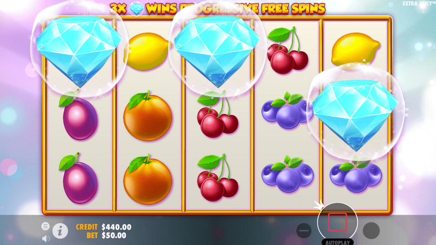 Extra Juicy Video Slot Free Spins Trigger