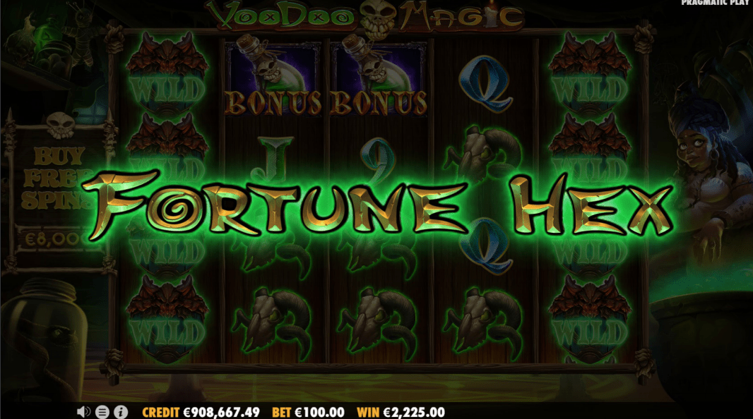 Voodoo Magic Video Slot fortune feature